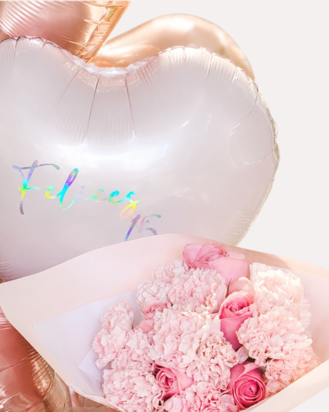 BIRTHDAY GIFT’S. Regalo de Cumpleaños. Globos + Flores + Cake