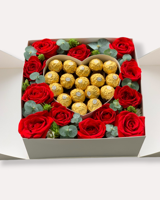 BOX FLOWERS / Flores y Chocolates