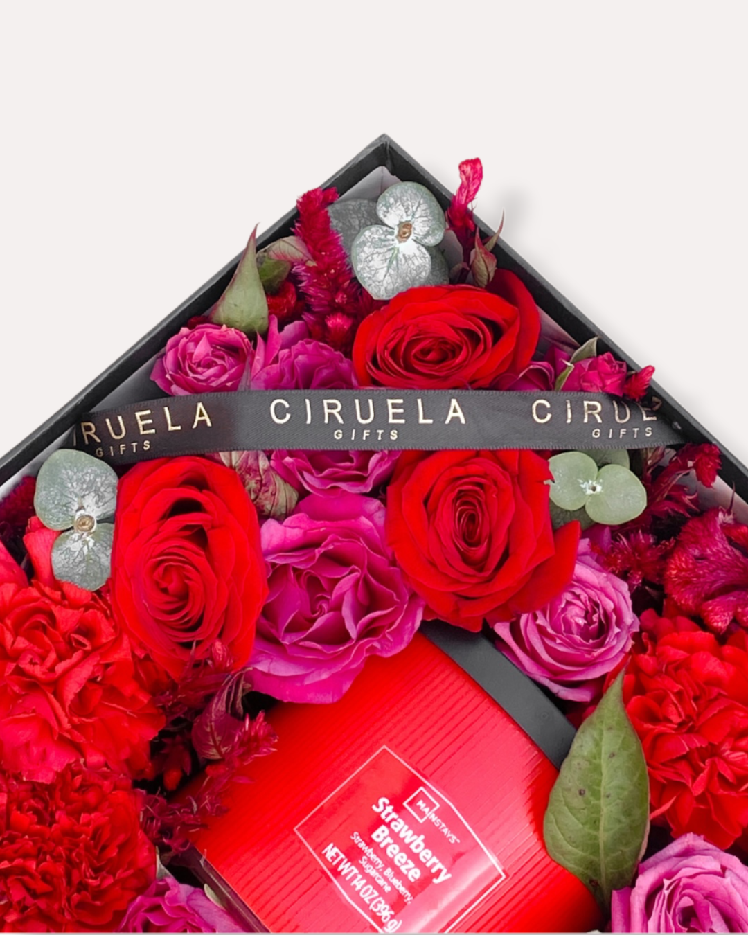 BOX FLOWERS / flores y Vela