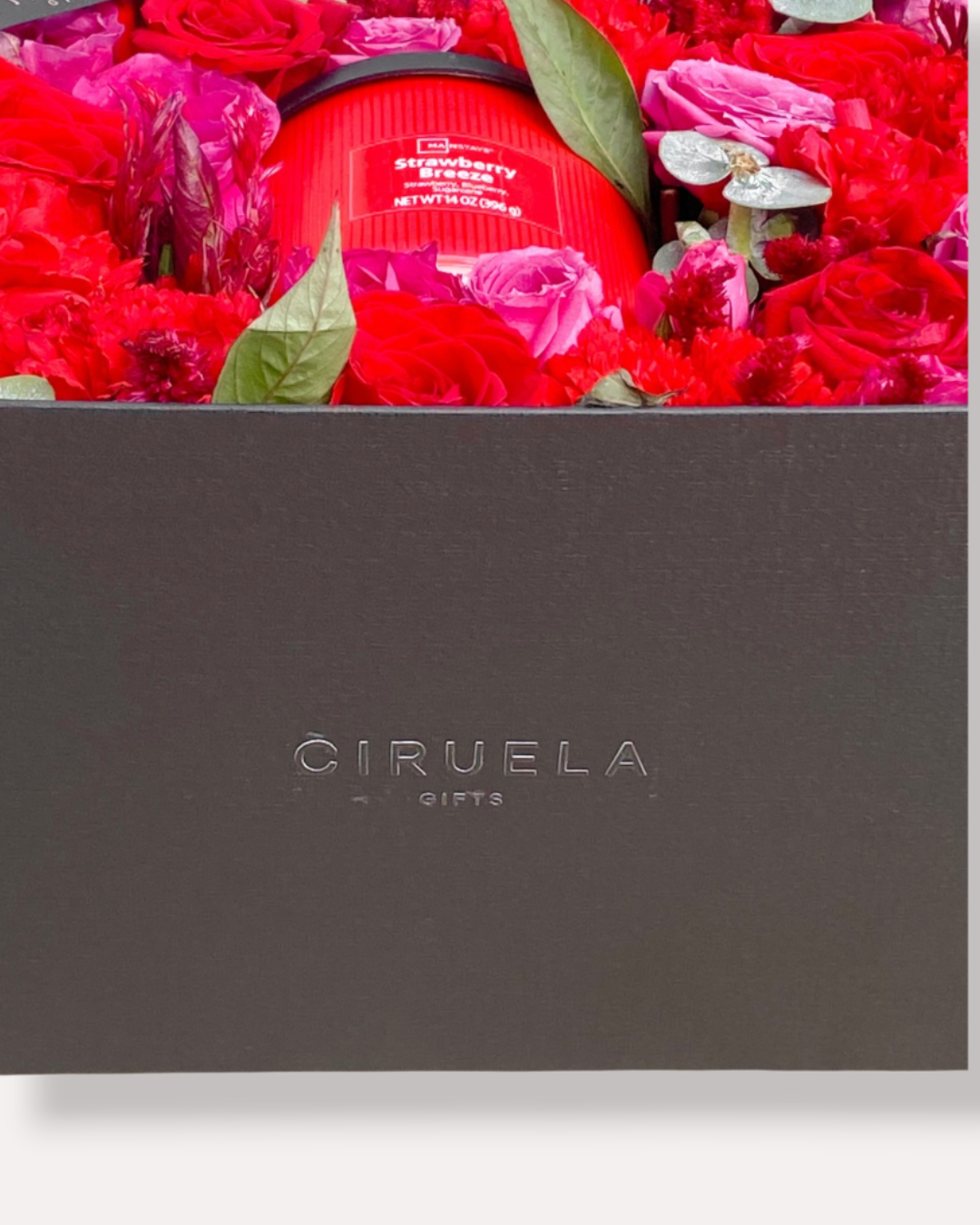 BOX FLOWERS / flores y Vela