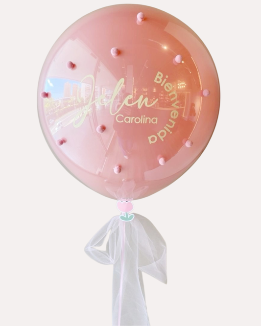 GlLOBO BURBUJA + latex /decorado y personalizado