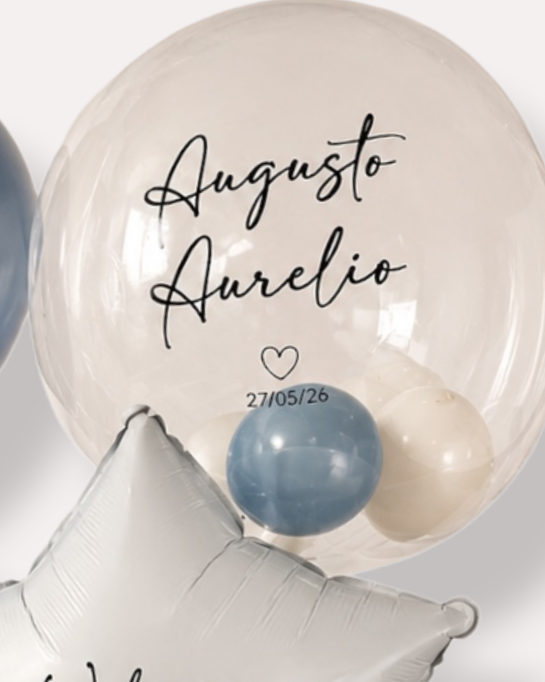 BOUQUET DE GLOBOS PARA BEBÉ Personalizado