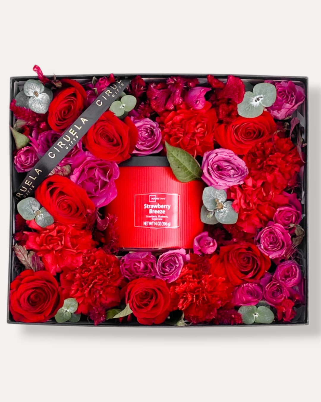 BOX FLOWERS / flores y Vela