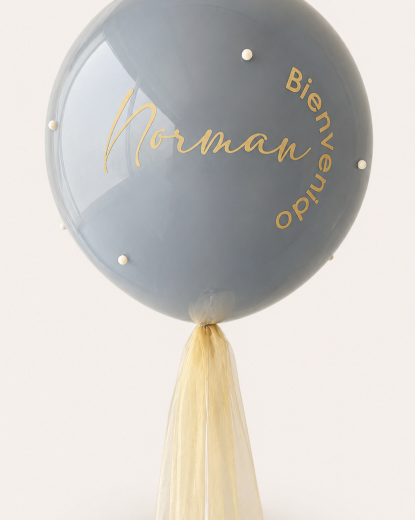 GLOBO BURBUJA PERSONALIZADO  para la Bienvenida de un bebé