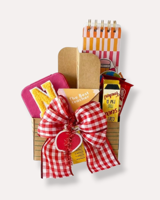 REGALO PARA MAESTRA/ joyero + libreta + pinza